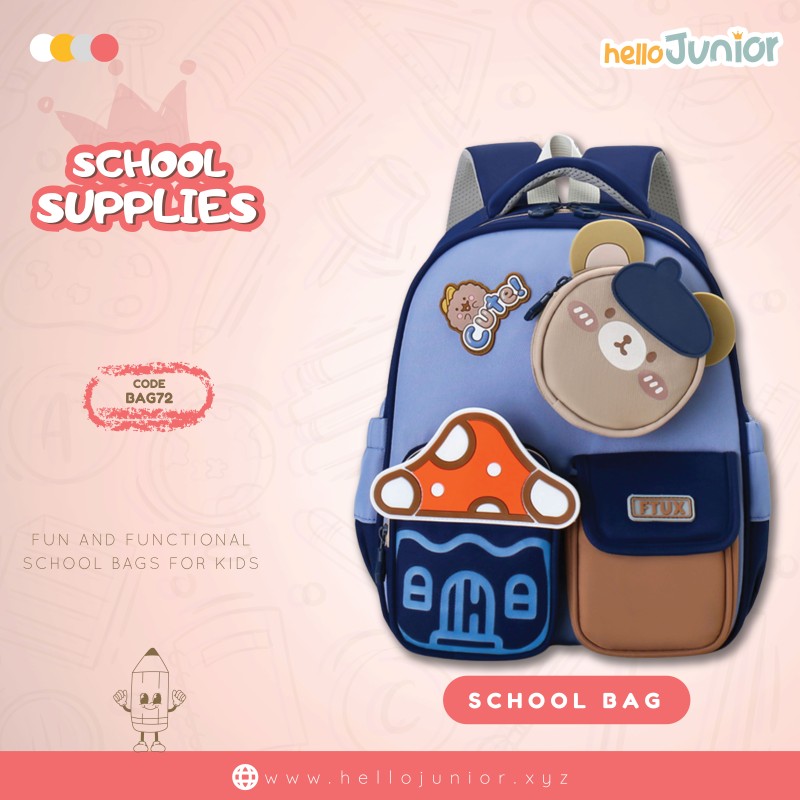 Bag for kids / School Bag for Kids, Multicolor