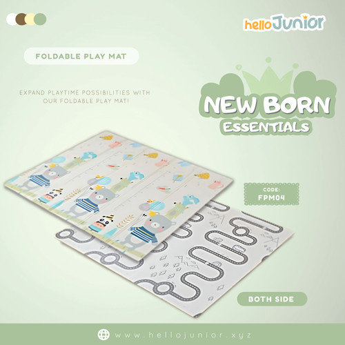 Hello Junior Soft Baby Play Mat / Kids Floor Mat, Multicolor