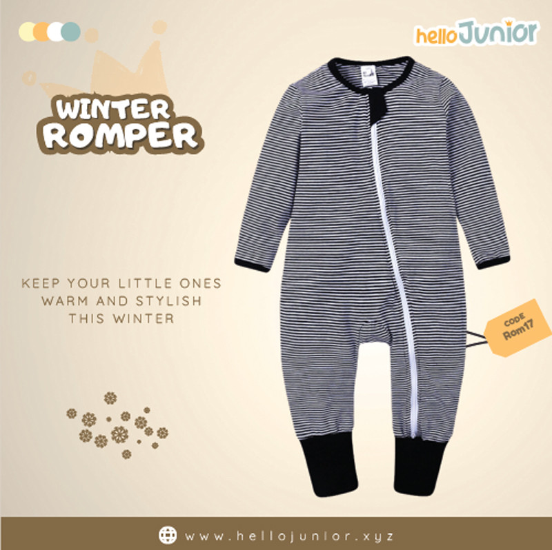 Hello Junior Kids Winter Romper, Newborn baby dress 0 month to 09 month