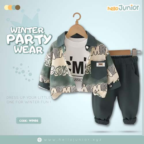 Winter Party Wear for Kids (6 Months - 6 Years)