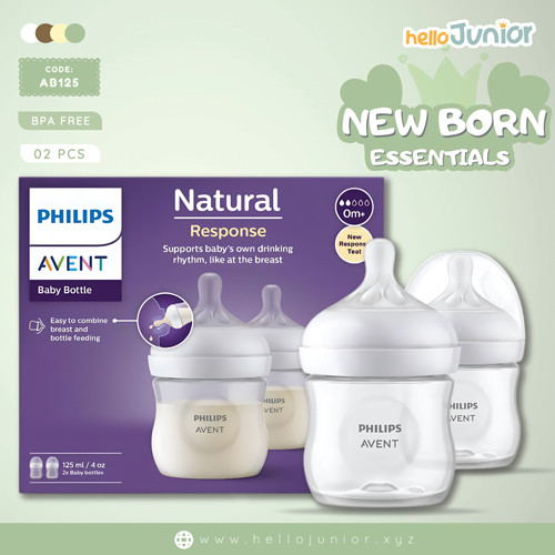 Philips avent 125 ml natural feeder / bottle 2pcs set