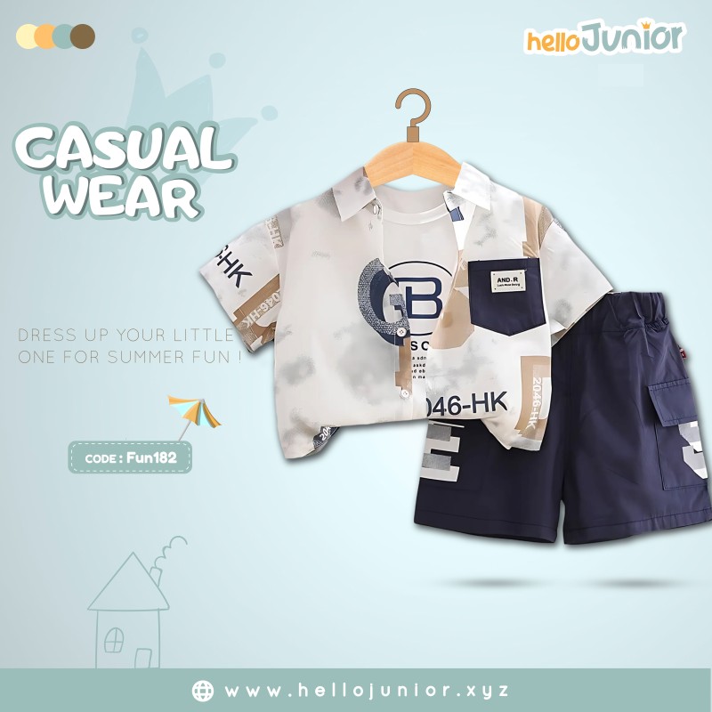 Hello Junior Kids Casual Wear / Dress for 6 Months to 5 Years