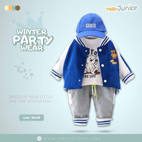 Winter Party Wear for Kids (6 Months - 6 Years)