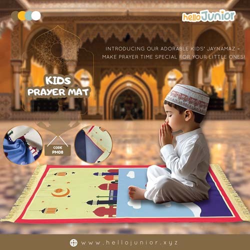 Hello Junior Baby PrayerMat / Jaynamaz for kids