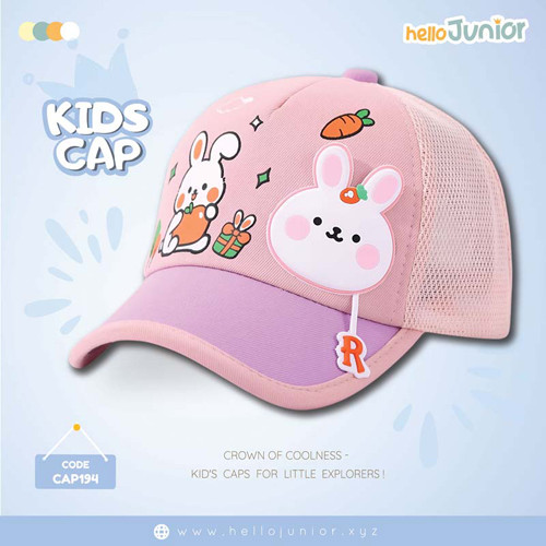 Stylish multicolor cap for kids / Baby cap , 03-08 years