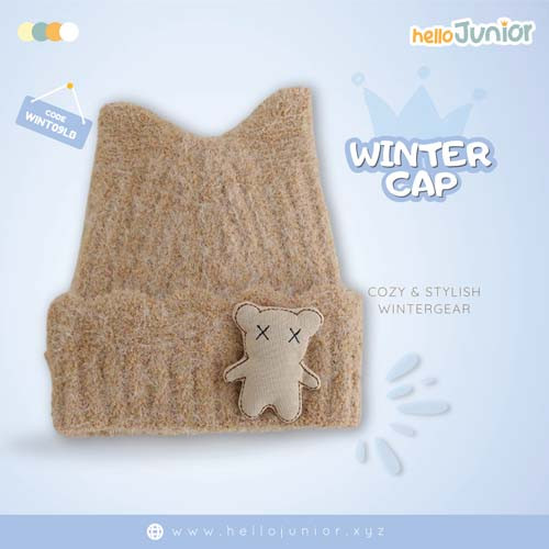 Hello Junior  Woolen Cap (3-10 Years) – Soft and Comfortable